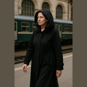 Vintage trench coat • detachable fleece lining • unisex